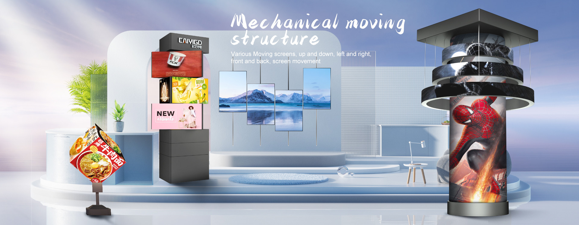 Qualität Bewegender LED-Schirm usine